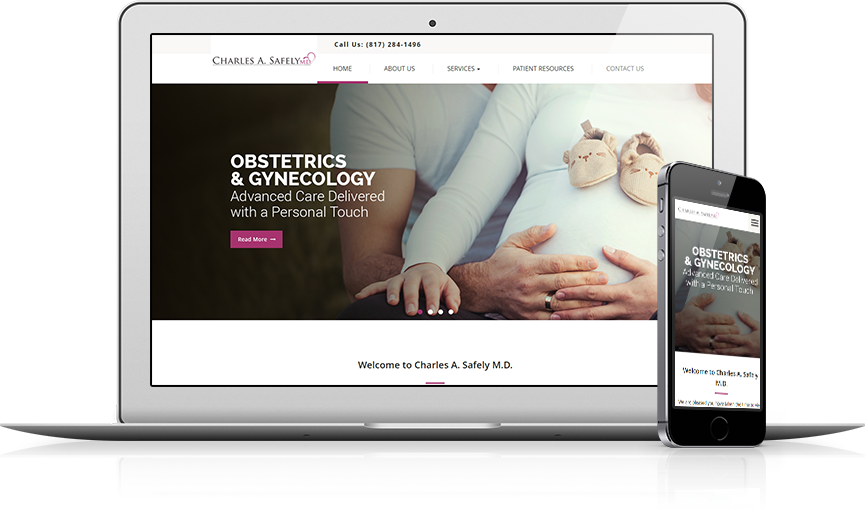 Top OBGYN Website Design - Charles Safely, MD