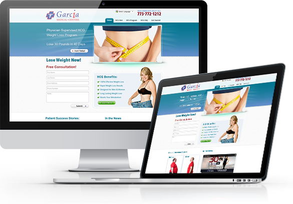 Best Weight Loss Website Design - Garcia Medical Centers