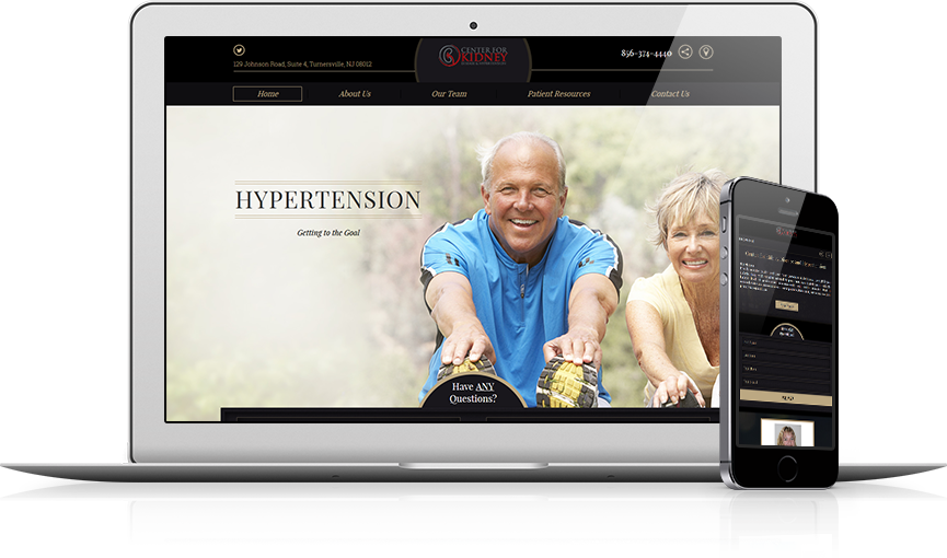 Top Nephrology Website Design - Center for Kidney Disease and Hypertension