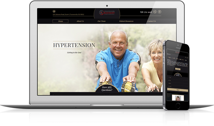 Top Nephrology Website Design - Center for Kidney Disease and Hypertension