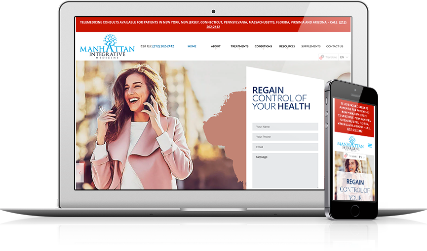 Top Integrative Medicine Website Design - Manhattan Integrative Medicine