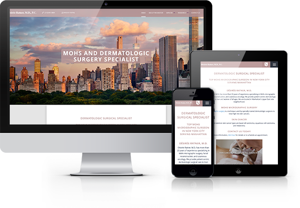 Best Dermatology Website Design - Désirée Ratner, M.D.