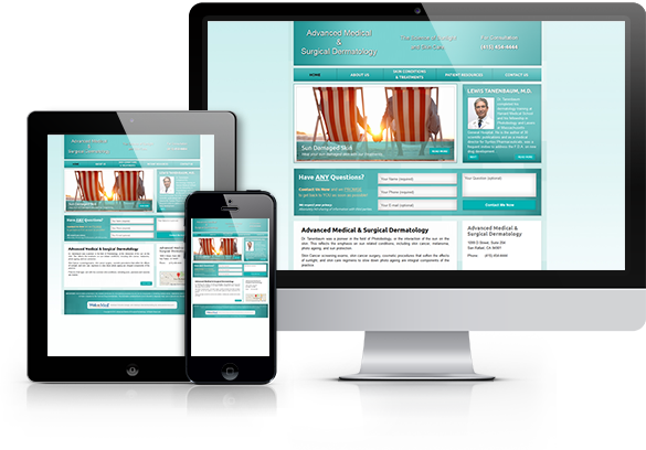 Best Dermatology Website Design - Advanced Medical & Surgical Dermatology