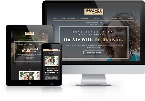 Best Concierge Medicine Website Design - The Practice