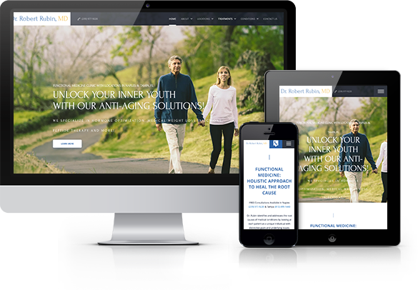 Best Orthopedic Website Design - Dr. Robert Rubin, MD