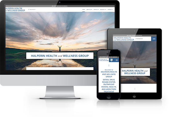 Best Addiction Medicine & Drug Rehab Website Design - Halperin Health and Wellness Group