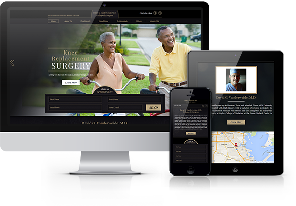 Best Orthopedic Website Design - David G. Vanderweide, MD Orthopaedic Surgeon