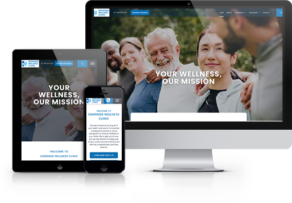 Best Wellness Website Design - Edmonds Wellness Clinic