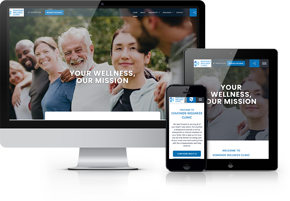 Best Wellness Website Design - Edmonds Wellness Clinic