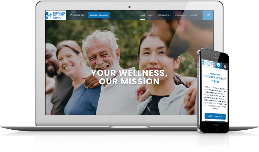 Top Naturopathic Medicine Website Design - Edmonds Wellness Clinic