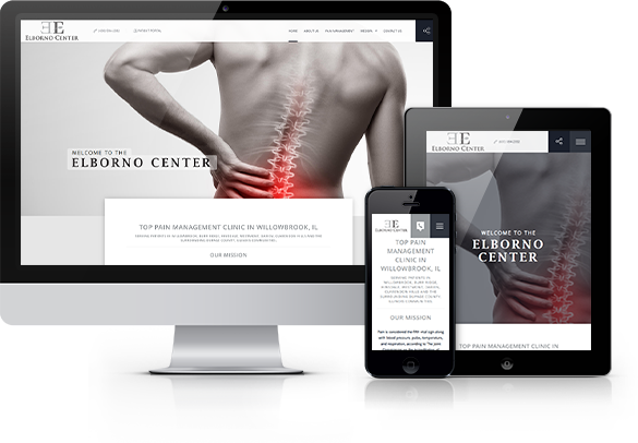 Best Pain Management Website Design - Elborno Center