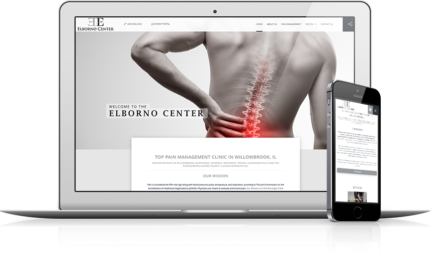 Top Pain Management Website Design - Elborno Center