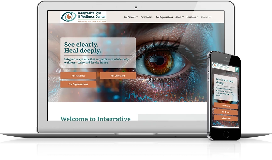 Top Integrative Medicine Website Design - Integrative Eye & Wellness Center