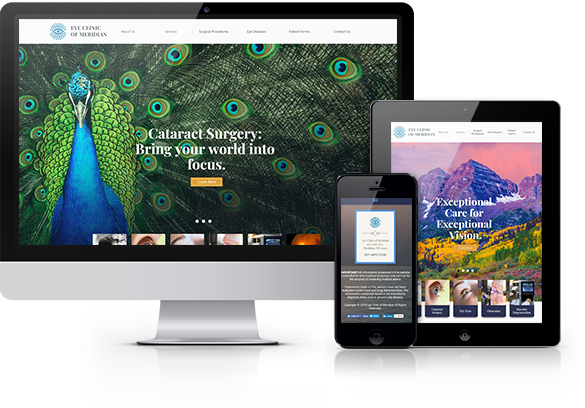 Best Ophthalmology Website Design - Eye Clinic of Meridian