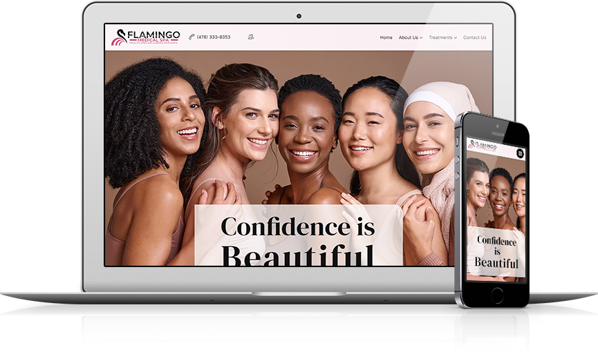 Top Med Spa Website Design - Flamingo Medical Spa