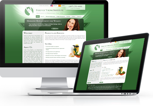 Best Integrative Medicine Website Design - Forever Young Institute