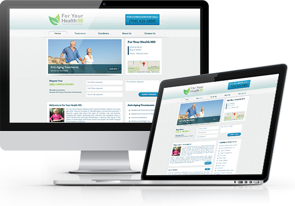 Best Integrative Medicine Website Design - For Your Health MD
