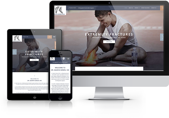 Best Orthopedic Website Design - Gearin Green, M.D.