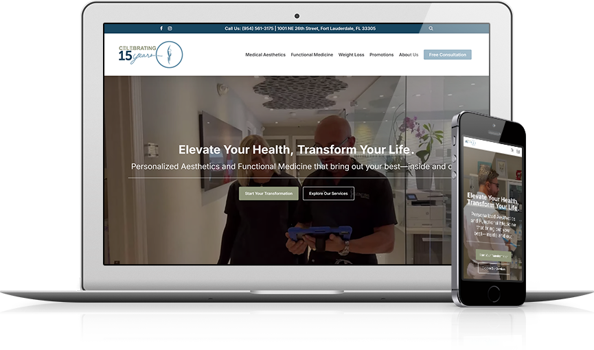 Top Functional Medicine Website Design - Genesis Health Institute