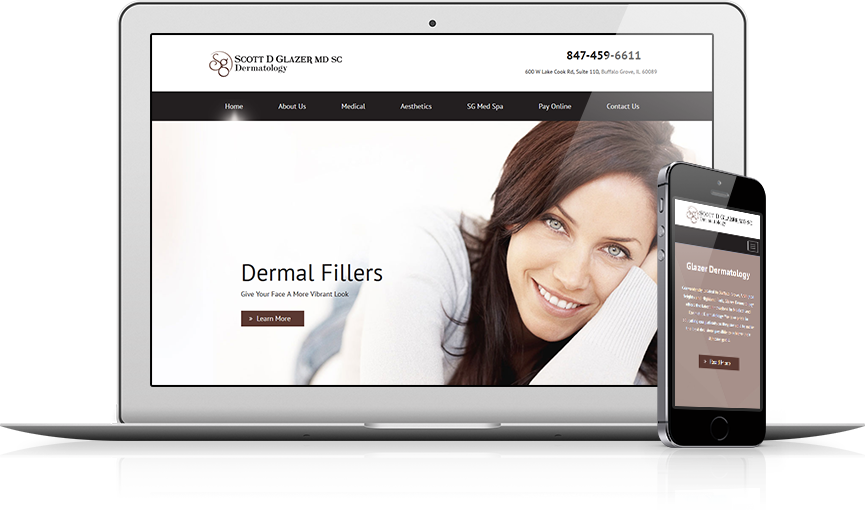 Top Dermatology Website Design - Scott D. Glazer MD Dermatology