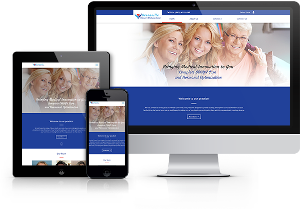 Best OBGYN Website Design - Greenville Women's Wellness Center