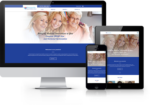Best OBGYN Website Design - Greenville Women's Wellness Center