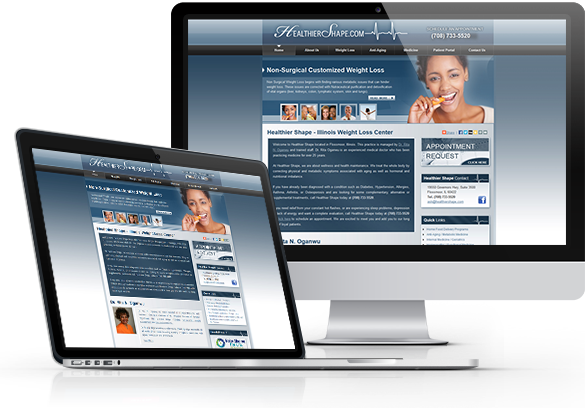 Best Weight Loss Website Design - Healthier Shape