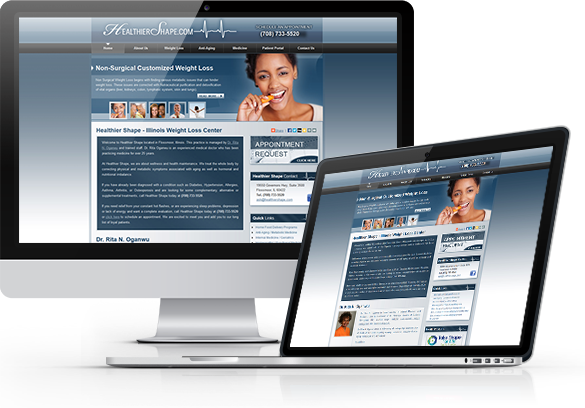 Best Weight Loss Website Design - Healthier Shape