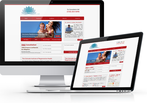 Best Integrative Medicine Website Design - Colorado Institute of Regenerative Health