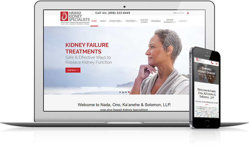 Top Nephrology Website Design - Hawaii Kidney Specialists