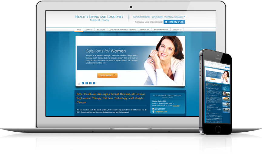 Top Integrative Medicine Website Design - Healthy Living and Longevity<br />Medical Center