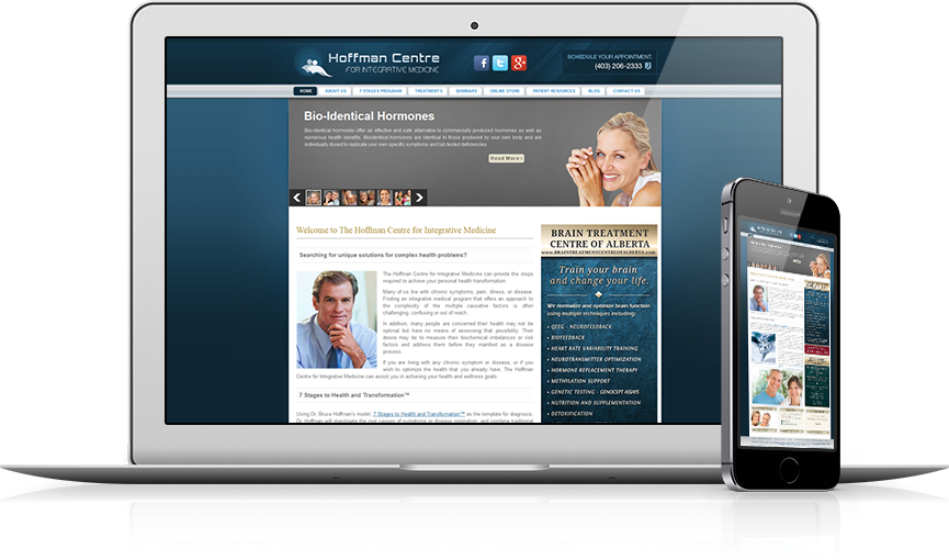 Top Integrative Medicine Website Design - The Hoffman Centre for Integrative Medicine