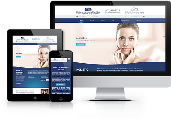 Best Med Spa Website Design - Holistic Harmony MedSpa