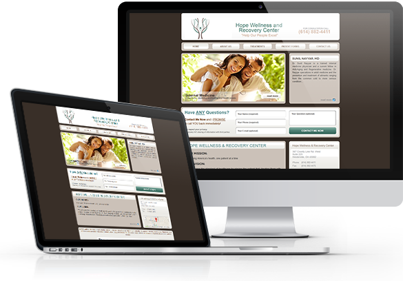 Best Internal Medicine Website Design - Hope Wellness and Recovery Center