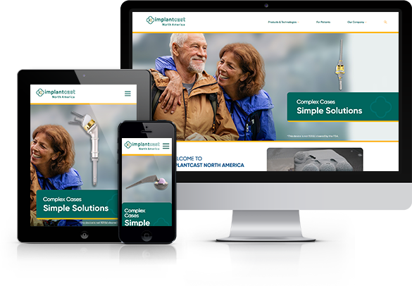 Best Medical Devices Website Design - Implantcast North America