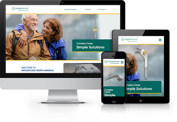 Best Medical Devices Website Design - Implantcast North America