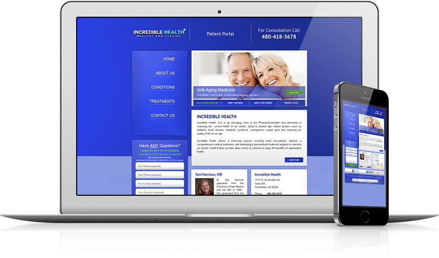 Top Integrative Medicine Website Design - Incredible Health