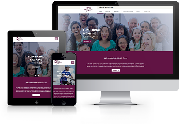 Best Functional Medicine Website Design - Jenks Health Team