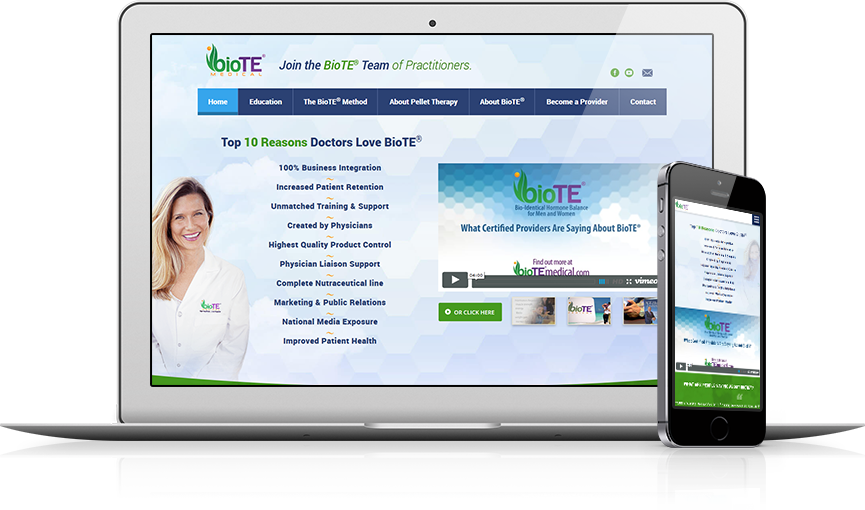 Top Medical Education Website Design - BioTE<sup>®</sup> Medical