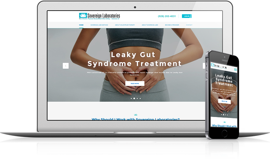 Top  Website Design - Sovereign Laboratories