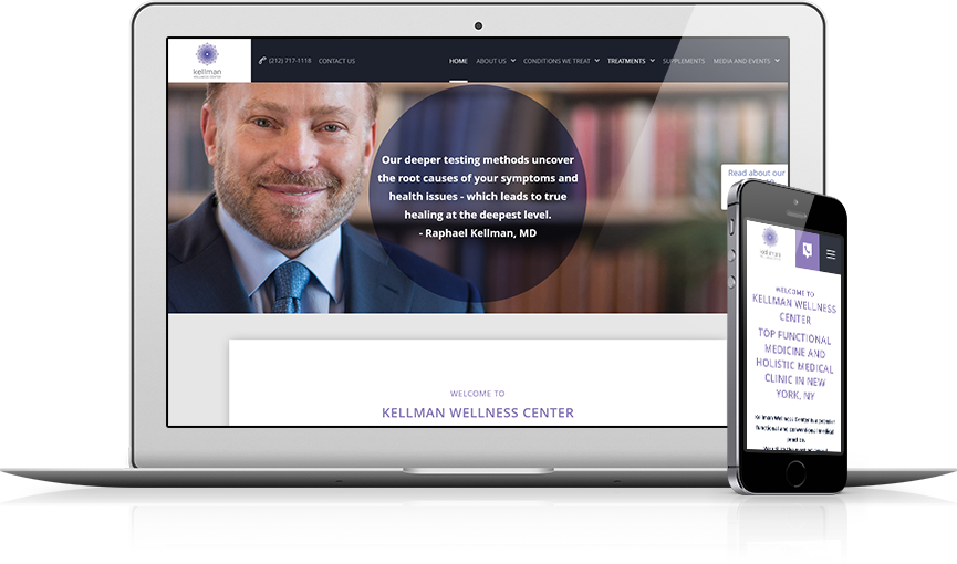 Top Functional Medicine Website Design - Kellman Wellness Center