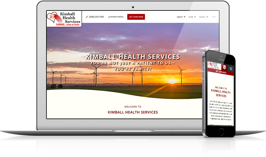 Top Hospitals Website Design - Kimball Health Services