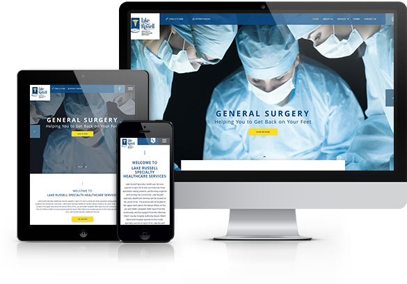 Best Surgery Website Design - Lake Russell Specialty Healthcare Services