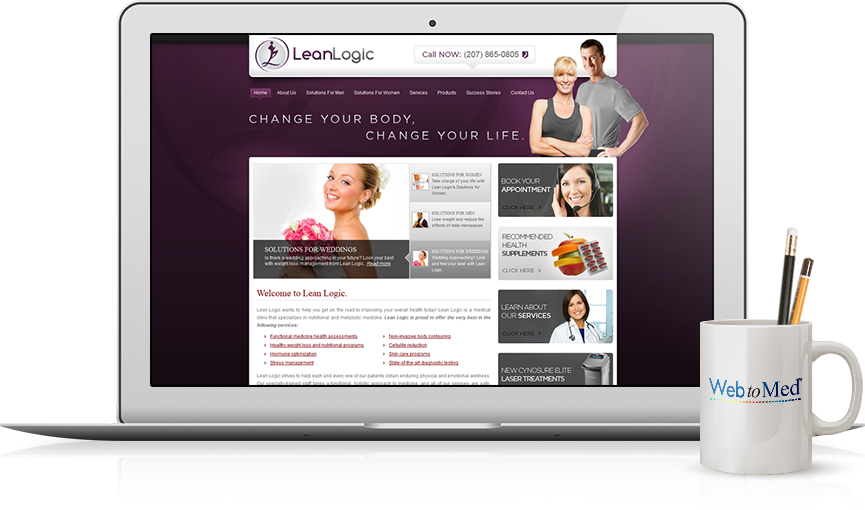 Top Weight Loss Website Design - Lean Logic