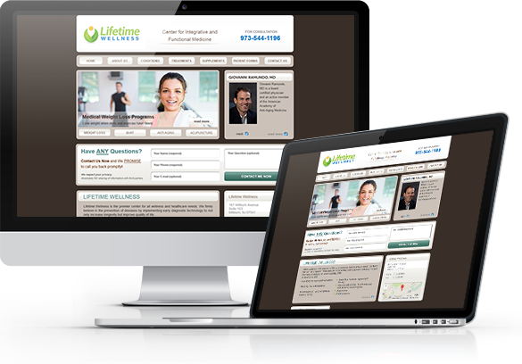 Best Weight Loss Website Design - Lifetime Wellness