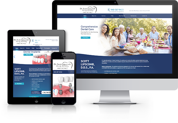 Best Dental Website Design - Dr. Scott Lipscomb Family Dentistry