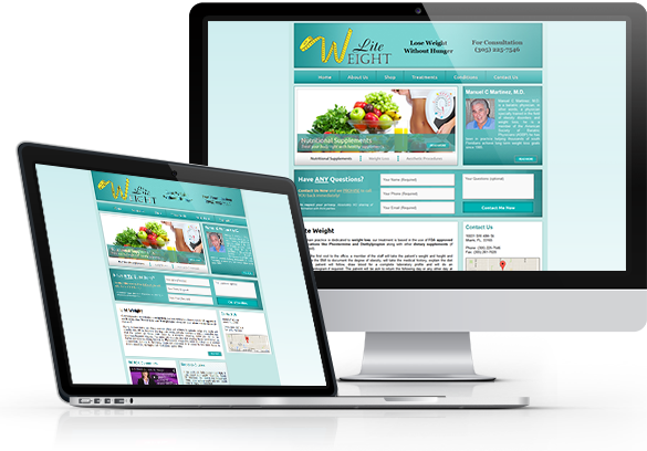 Best Weight Loss Website Design - Lite Weight