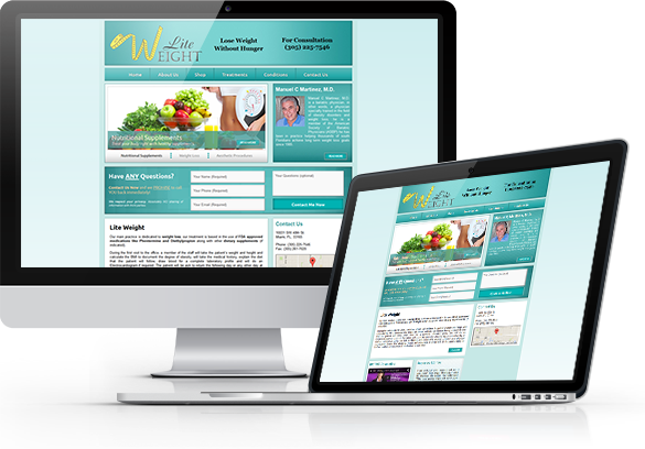 Best Weight Loss Website Design - Lite Weight