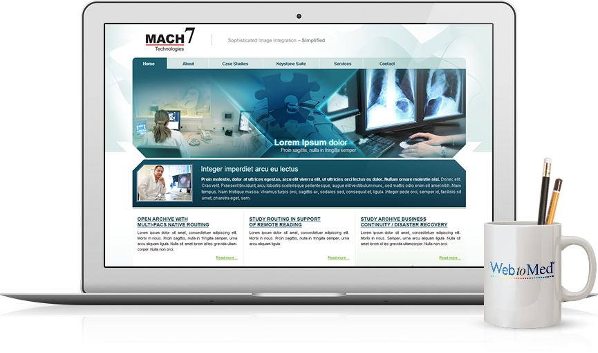 Top Medical Products Website Design - Mach7 Technologies
