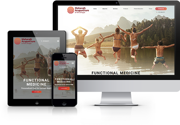 Best Acupuncture Website Design - Maharajh Acupuncture & Herb Shoppe